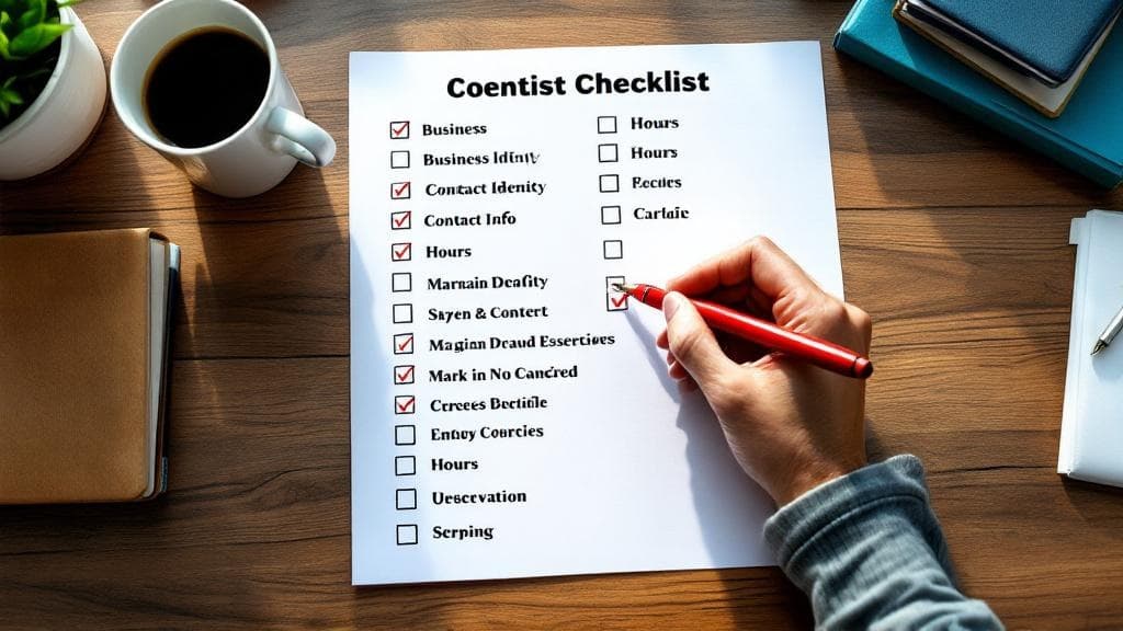 The Complete GBP Optimization Checklist: Every Field, Feature, and Best Practice